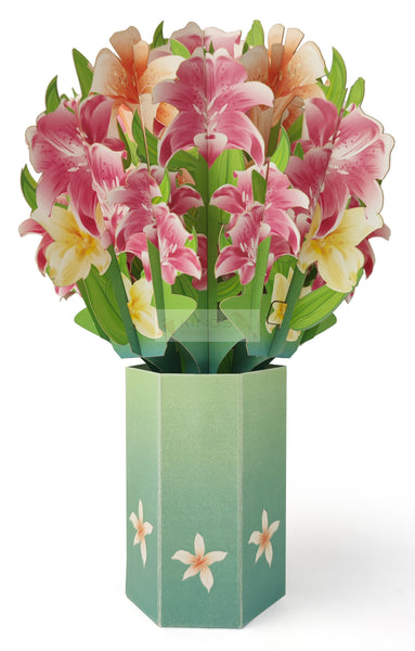 HPE019-Lily vase Decoration (百合花摆件)