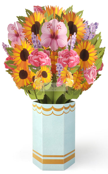 HPE022-sunflower vase Decoration (向日葵摆件)