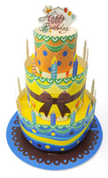 HPE032-happy birthday Candle cake (生日蜡烛蛋糕)