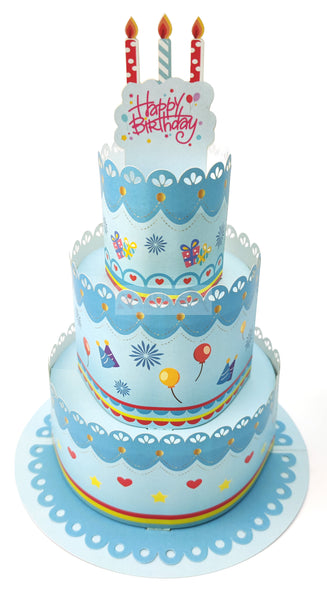HPE036-blue birthday cake (蓝色生日蛋糕)