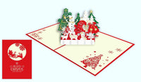 KDC019-pop up card of Christmas (圣诞立体贺卡)