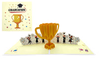 KDJ018--Greeting card of Graduation trophy (毕业季奖杯贺卡)